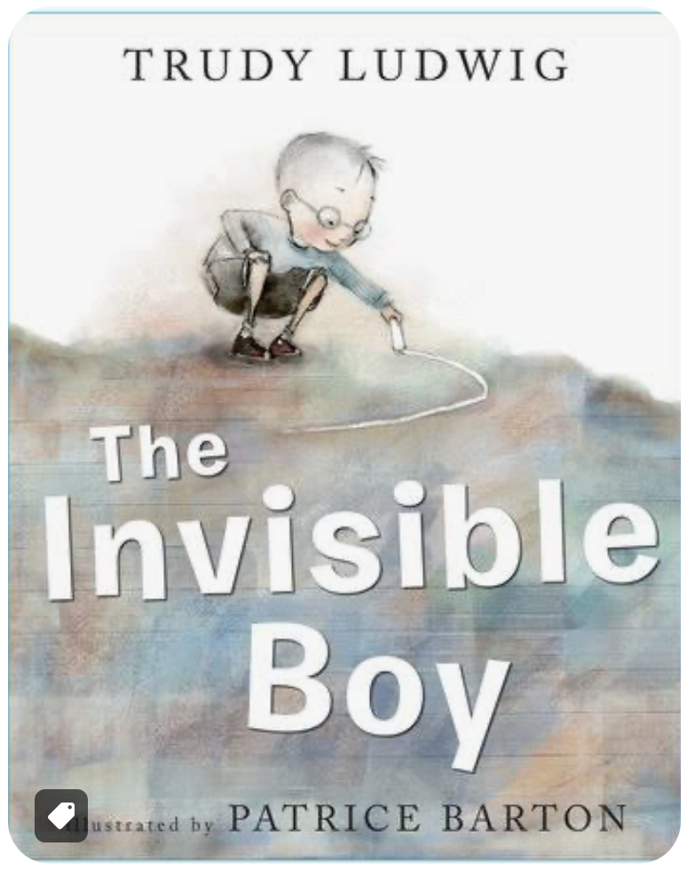 The Invisible Boy picture book cover used for 4 activities for teaching theme by Teaching in the Heart of Florida